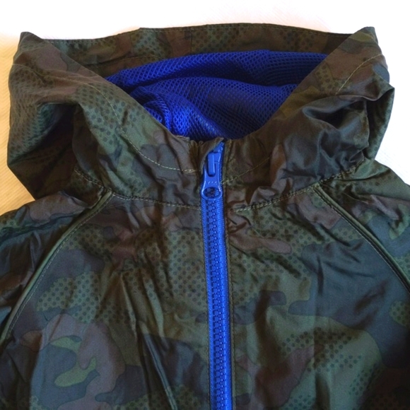 joe fresh camo windbreaker mesh-lined jacket with hood 3T toddler boys - Picture 3 of 9